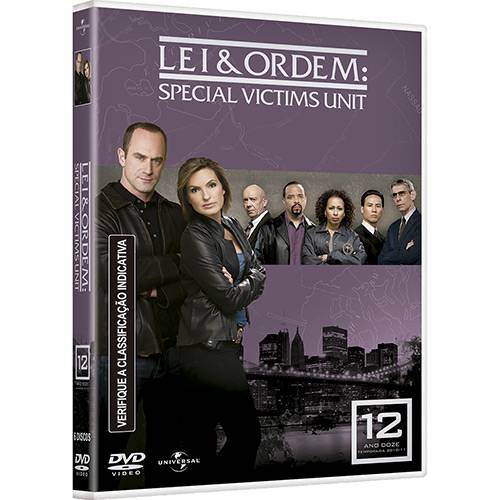 DVD - Lei & Ordem - Special Victims Unit - Ano Doze - Temporada 2010 / 11 (5 Discos)