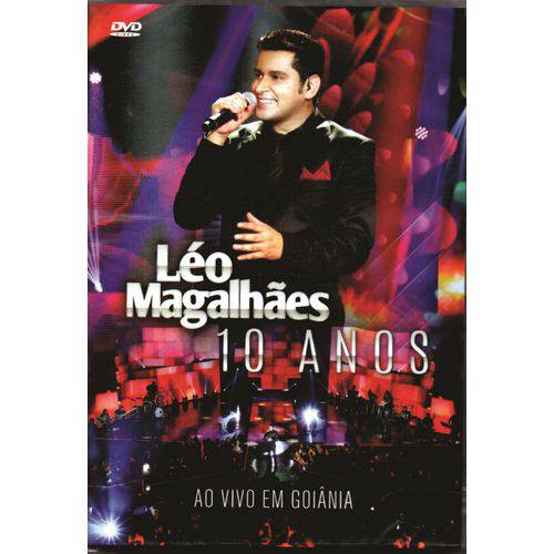 DVD Léo Magalhães 10 Anos ao Vivo Goiania Original