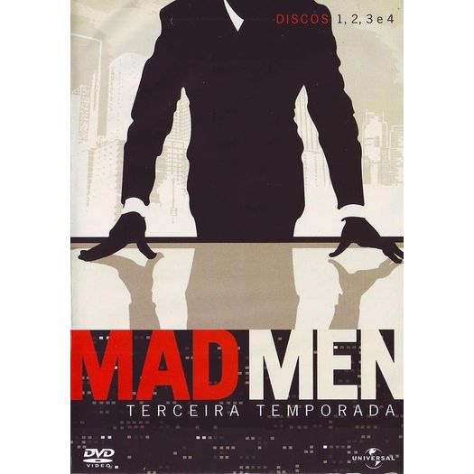 DVD Mad Men - Terceira Temporada (4 DVDs)