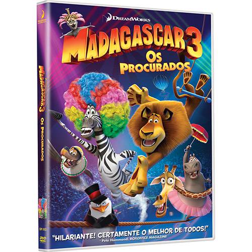DVD Madagascar 3 - os Procurados