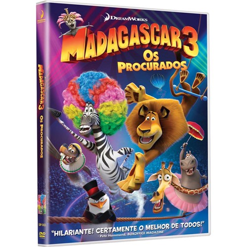 DVD Madagascar 3 - os Procurados