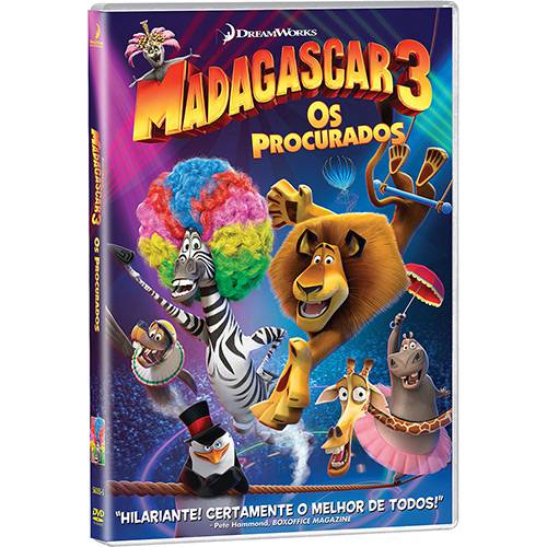DVD - Madagascar 3 - os Procurados