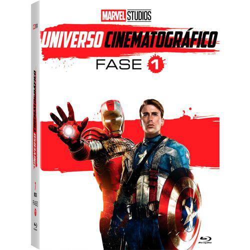 DVD Marvel Universo Cinematográfico - Fase 1 - 6 Discos