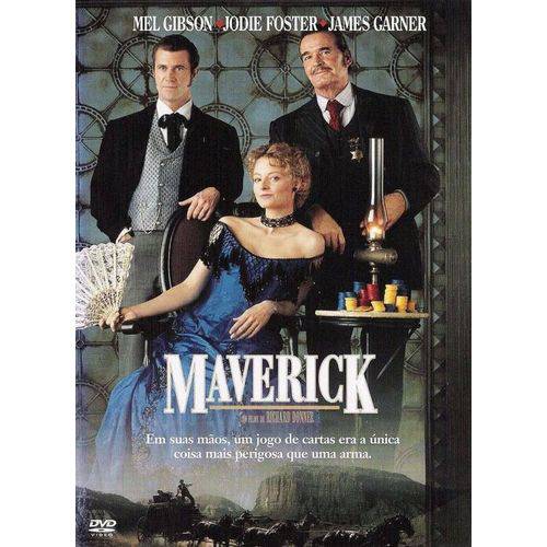 DVD Maverick - Mel Gibson - Jodie Foster