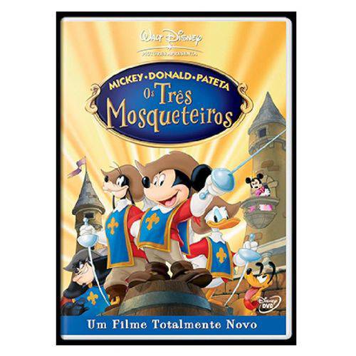 DVD Mickey, Donald, Pateta - os Três Mosqueteiros