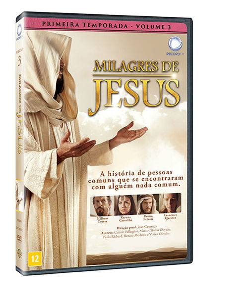 Dvd - Milagres de Jesus - 1ª Temporada - Vol. 3