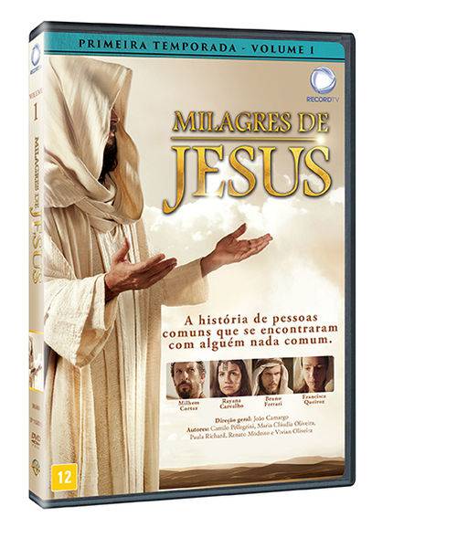 Dvd - Milagres de Jesus - 1ª Temporada - Vol. 1