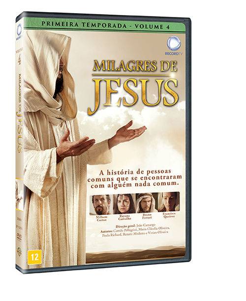Dvd - Milagres de Jesus - 1ª Temporada - Vol. 4