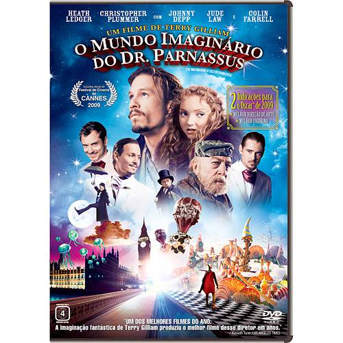 DVD Mundo Imaginário do Dr. Parnassus
