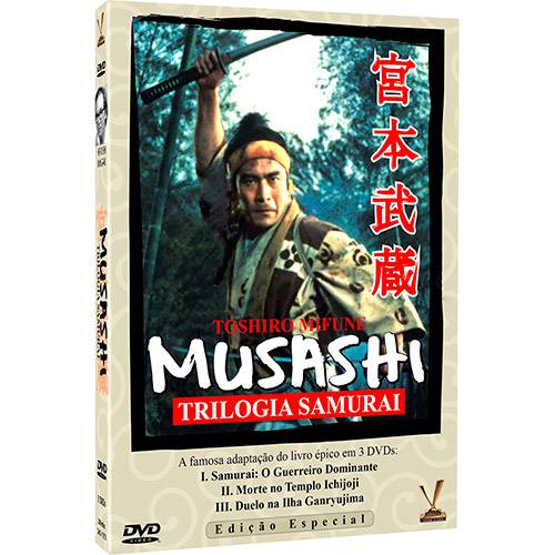 DVD - Musashi: Trilogia Samurai (3 Discos)