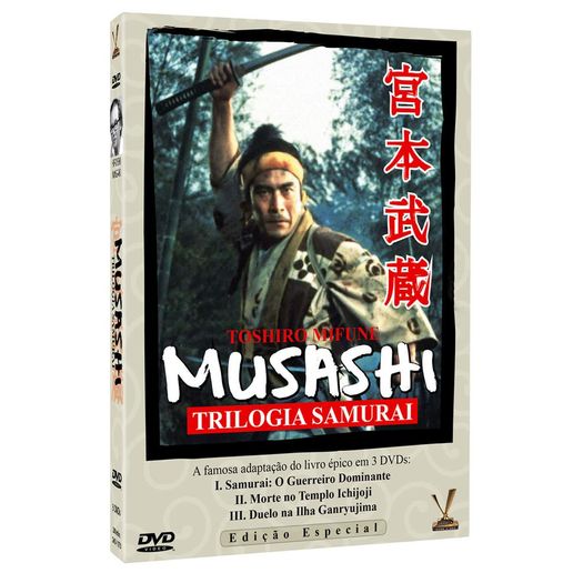DVD Musashi: Trilogia Samurai (3 DVDs)