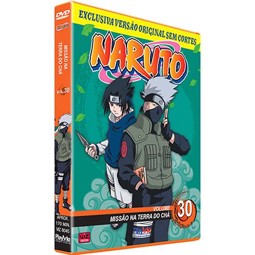 DVD Naruto - Volume 30 - Missão na Terra do Chá