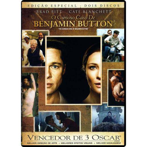 Dvd o Curioso Caso de Benjamin Button - Edição Especial 2 Discos