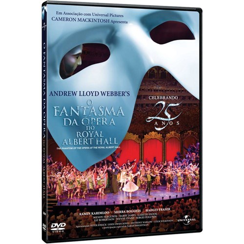DVD o Fantasma da Ópera - Edição de 25 Aniversário