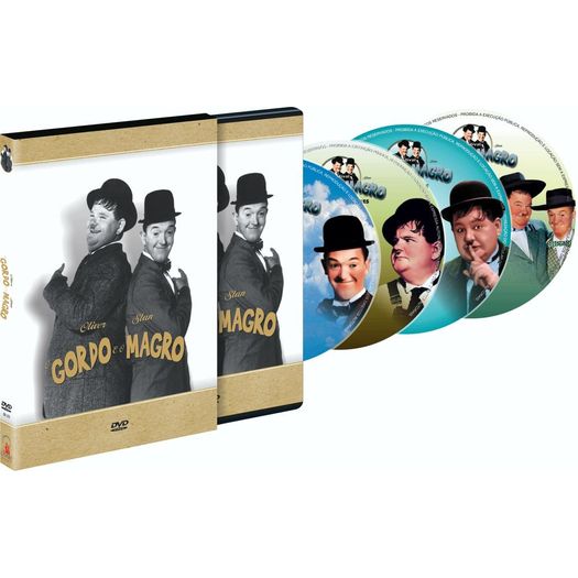 DVD o Gordo e o Magro (4 DVDs)