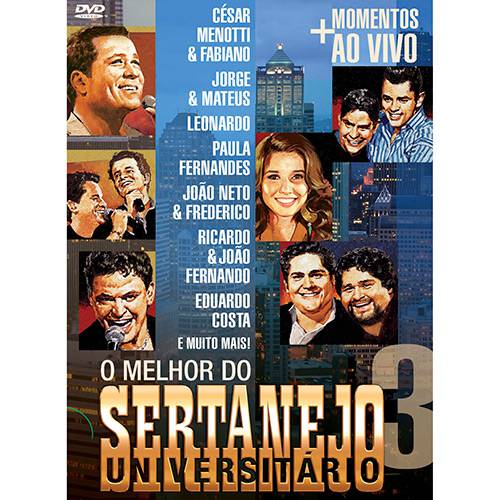 DVD o Melhor do Sertanejo Universitário 3