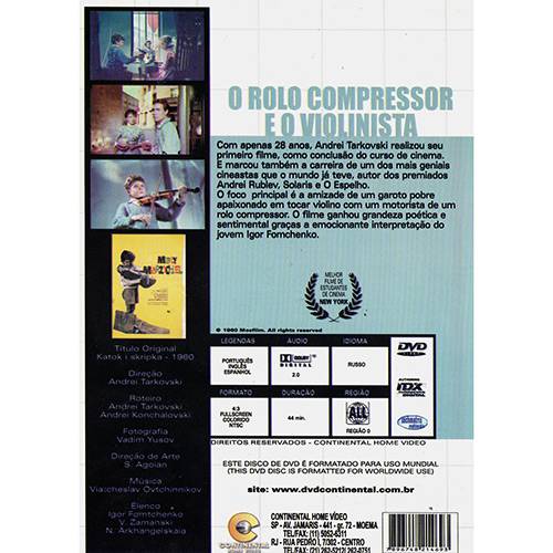 DVD o Rolo Compressor e o Violinista