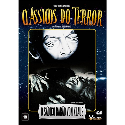DVD - o Sádico Barão Von Klaus - Clássicos do Terror