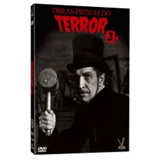 DVD Obras-Primas do Terror 3 (3 DVDs)