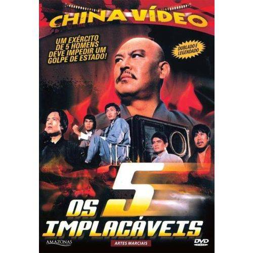 Dvd os 5 Implacáveis - China Video