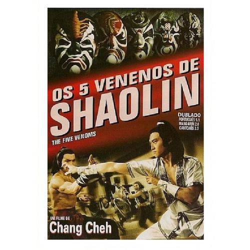 DVD os 5 Venenos de Shaolin - Chang Cheh