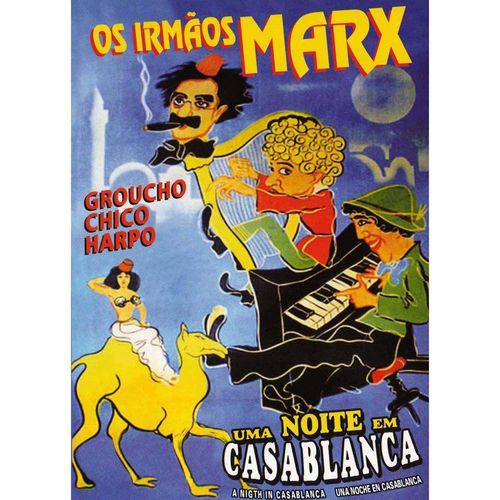 DVD os Irmãos Marx - uma Noite em Casablanca