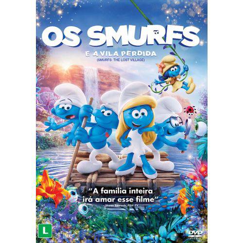 DVD - os Smurfs e a Ilha Perdida