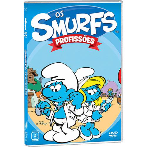 DVD - os Smurfs: Profissões