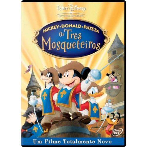 Dvd os Três Mosqueteiros - Mickey, Donald, Pateta