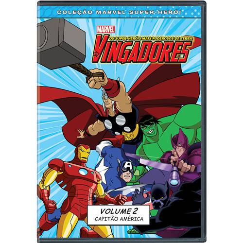 DVD os Vingadores: os Super-Heróis Mais Poderosos da Terra - Volume 2