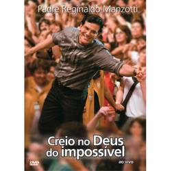 DVD Padre Reginaldo Manzotti - Creio no Deus do Impossível: ao Vivo
