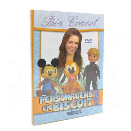 DVD Personagens em Biscuit Baby Vol. 1 com Bia Cravol