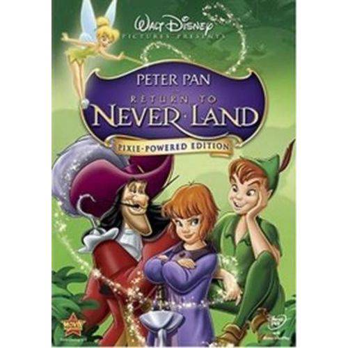 Dvd Peter Pan - de Volta à Terra do Nunca - Robin Budd