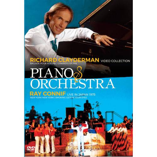DVD Piano e Orquestra Richard Clayderman e Ray Conniff