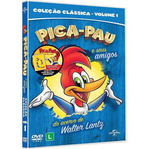Dvd - Pica-pau e Seus Amigos - Vol. 1