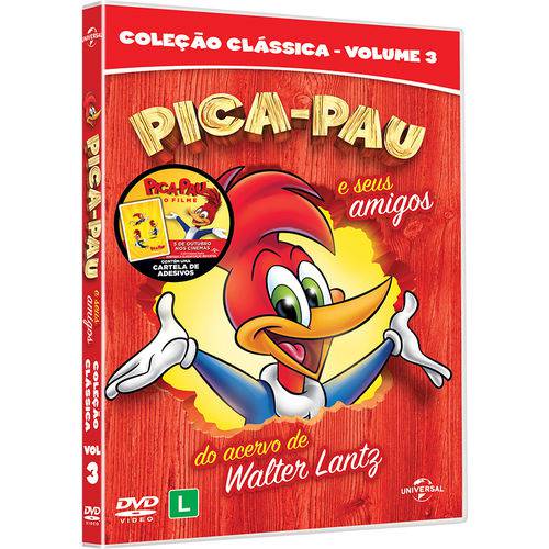 Dvd - Pica-pau e Seus Amigos - Vol. 3
