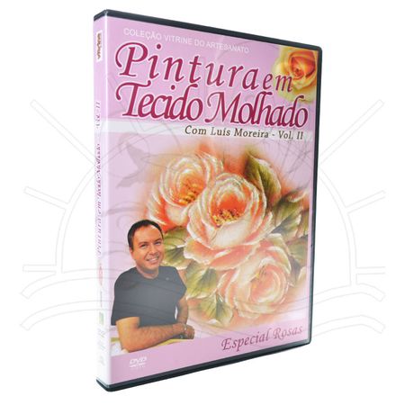 DVD Pintura em Tecido Molhado II com Luis Moreira