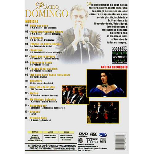 DVD Plácido Domingo - Live In Prague