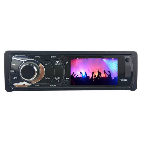 DVD Player Automotivo e Bluetooth YDTECH Tela de 3 Polegadas Compatível com USB MP3/MP4 Cartão Micro SD