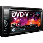 DVD Player Automotivo Pioneer AVH-168DVD com Tela LCD de 6,1" Wide Screen Conexões de Entrada USB Traseira