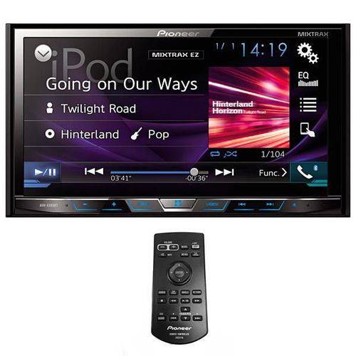 DVD Player Automotivo Pioneer Avh-X595BT 7" com Bluetooth/USB - Preto
