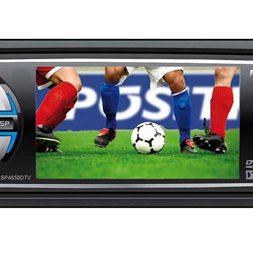 DVD Player Automotivo Positron SP4650DTV Tela 3" - TV Digital, Entradas USB, SD, AUX e P/câmera de Ré