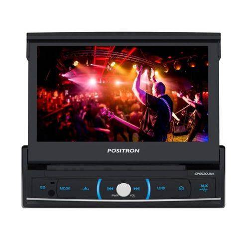 Dvd Player Automotivo Positron Sp6520 Link Retratil Tv Bluetooth Mirror
