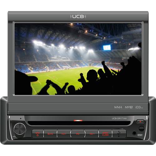 DVD Player Automotivo UCB-DR171AV Tela 7'' TV - UCB