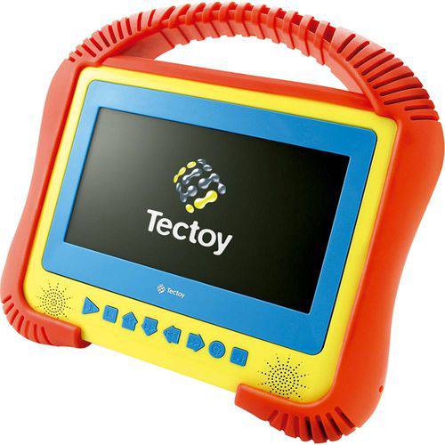 DVD Portátil Tectcoy com Tela LCD 7" e Suporte para Carro + DVD