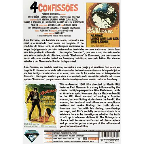 DVD Quatro Confissões