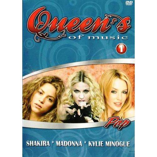 Dvd Queens Of Music Pop 1 - Shakira - Madonna - Kylie Minogue