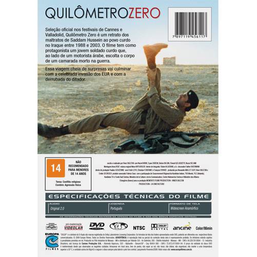 DVD Quilômetro Zero (c/ Versão MP4)