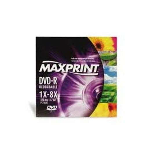 DVD-R 4.7 Gb 8x Envelopado - Maxprint