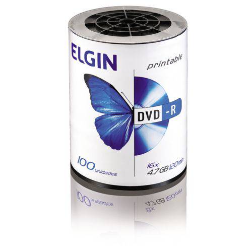 DVD-R Printable C/ 100 Elgin